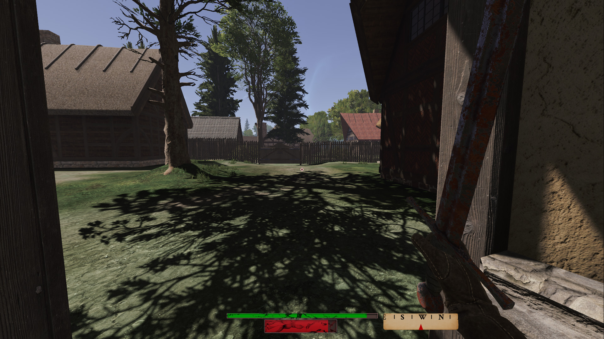 Arraan village courtyard